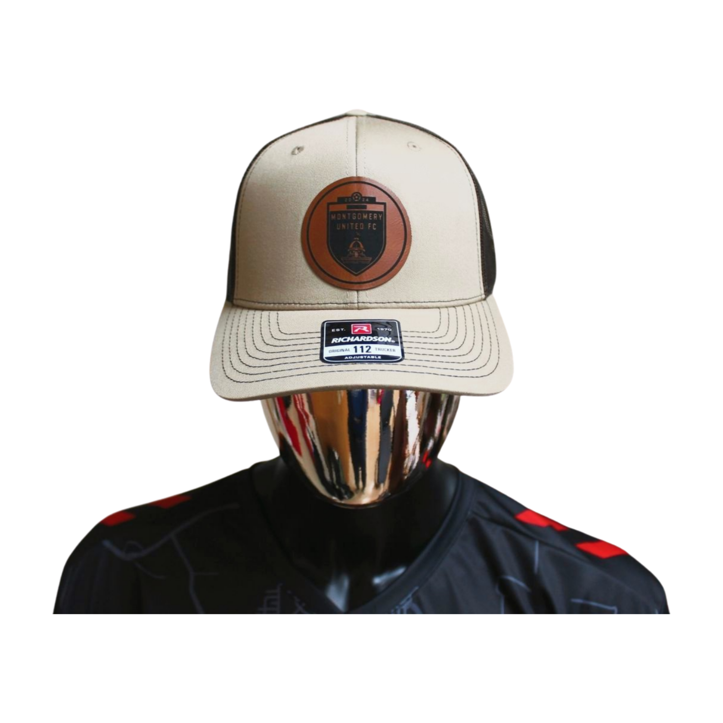 MUFC Trucker Cap Engraved Leather