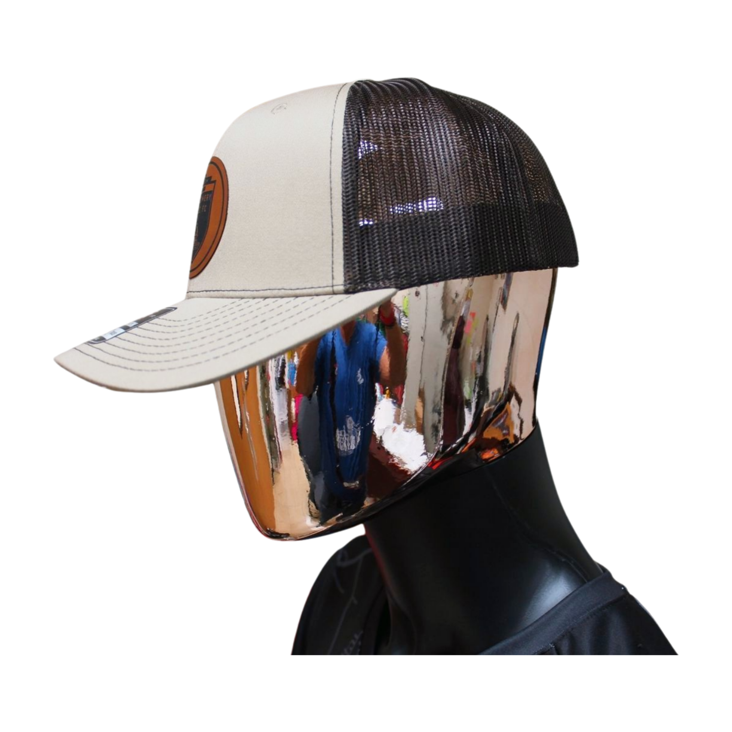 MUFC Trucker Cap Engraved Leather
